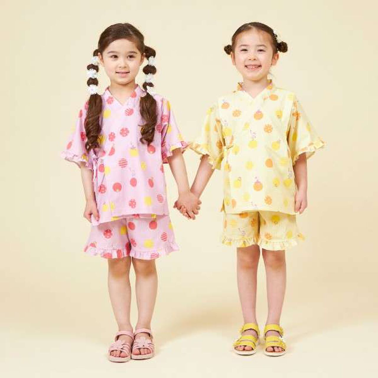 KP Polka Dot Pattern & Mimi-chan Jinbei,Yellow, large image number 17