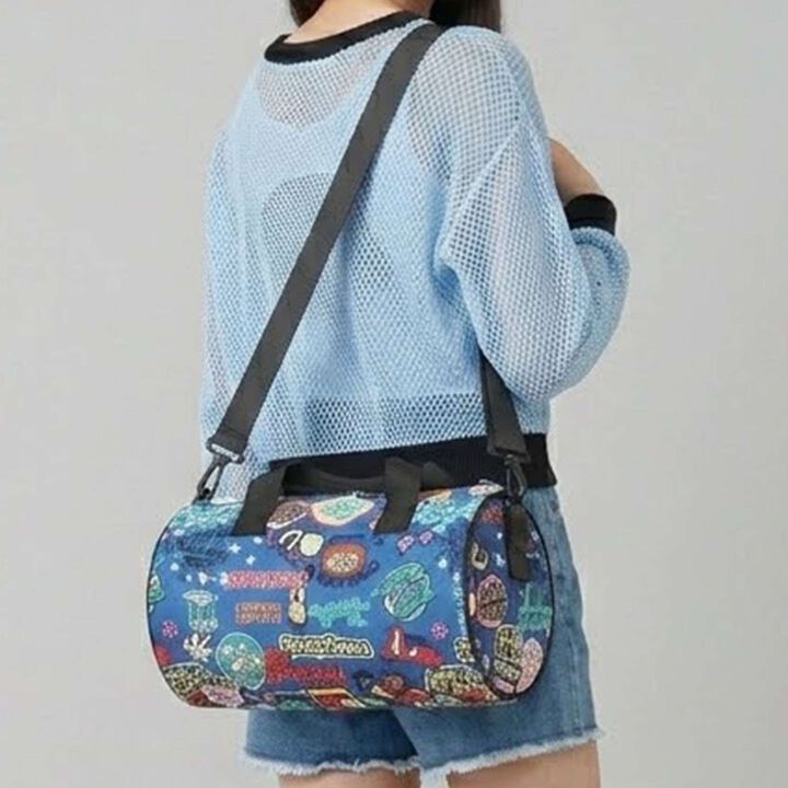 [Angel Blue] All-Over Pattern Drum Bag,, medium