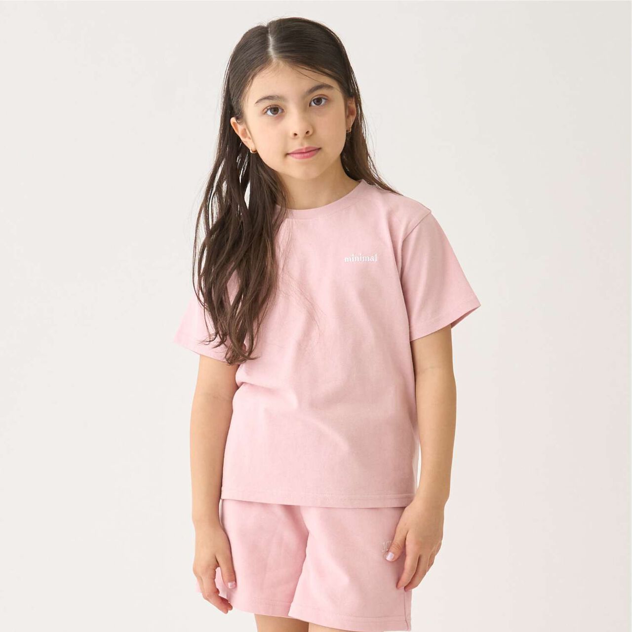 [DailyME] C100/Anti-Stain/Short Sleeve T-Shirt,Pink, large image number 0