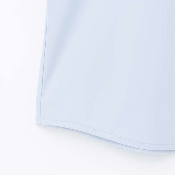 * [UV Protection] Point Collar Cut Shirt,White, medium image number 5