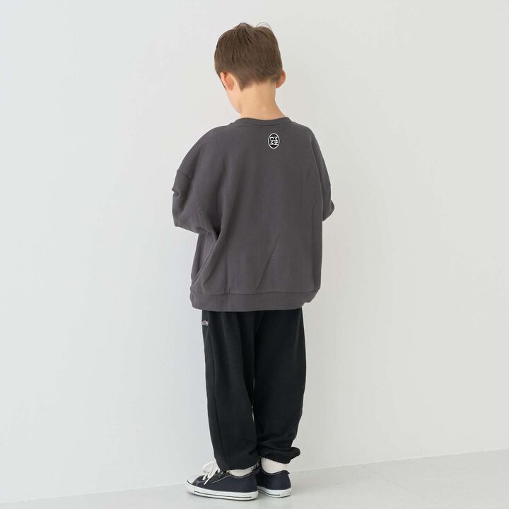 [Muteki Sweatshirt] Stain-Resistant, Quick-Dry & Anti-Pill Wide Sweatshirt [MNCM],Purple, medium image number 5