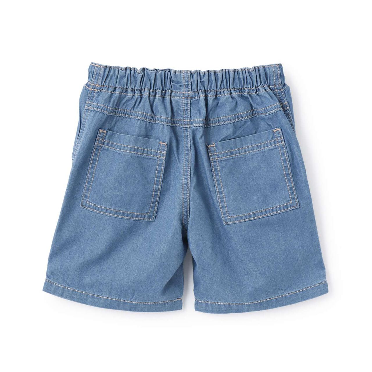 [Cool-Touch Denim] Half Pants,Blue, large image number 1