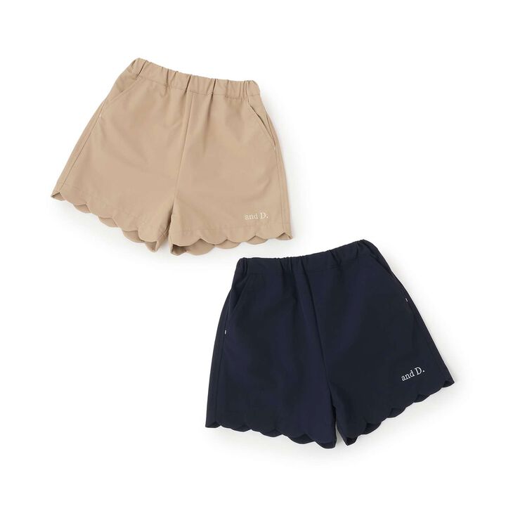 [Land and Water Use] Scallop Trim Shorts,Beige, medium image number 7