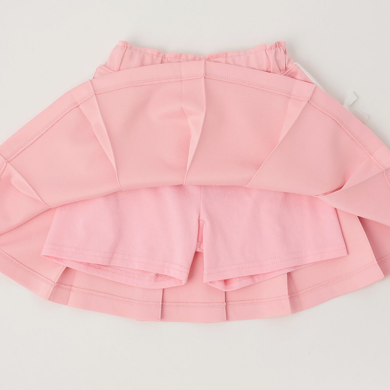 [Cool Touch] Ribbon Line Tuck Skirt with Inner Shorts,Turquoise, large image number 14