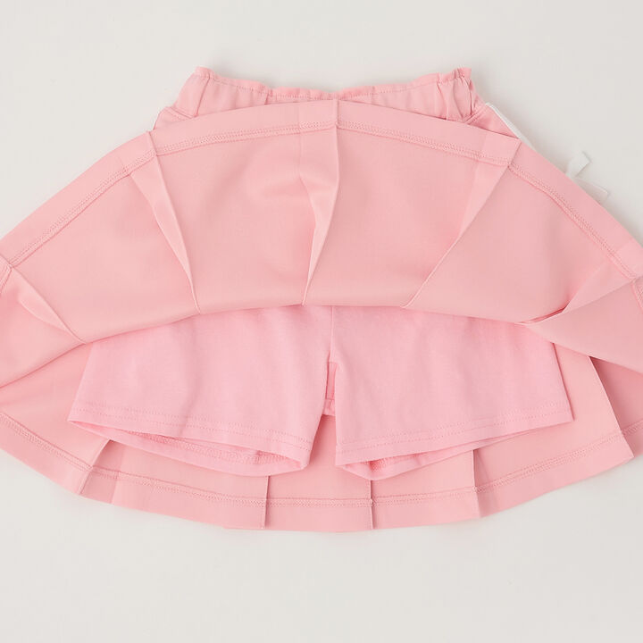 [Cool Touch] Ribbon Line Tuck Skirt with Inner Shorts,Turquoise, medium image number 14
