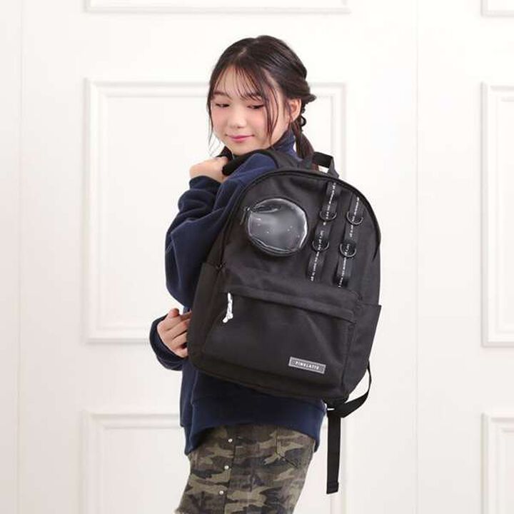 Mall-Style Multi-Pocket Backpack,Black, medium image number 0