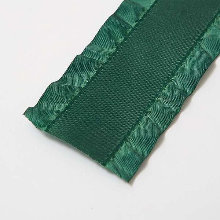 Frill Ribbon Tape Headband,Moss green, medium image number 8