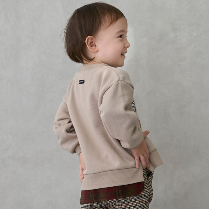 Bear Motif Sweatshirt,Navy, medium image number 8