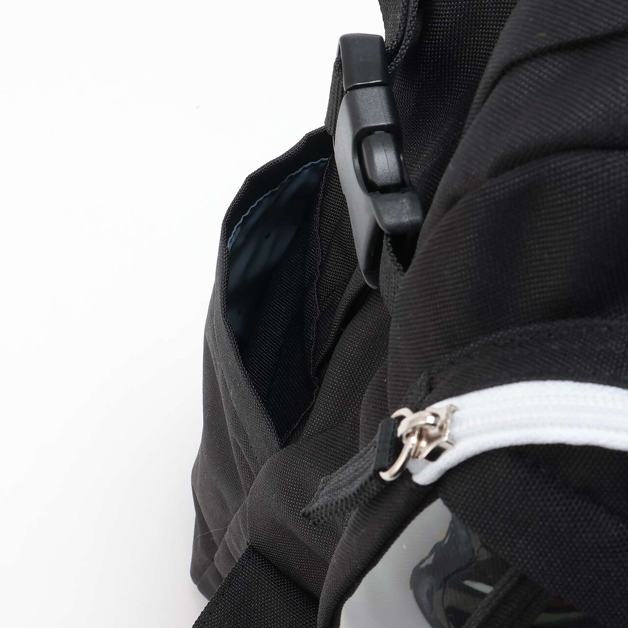 Casual Backpack with Charm,Black, large image number 11