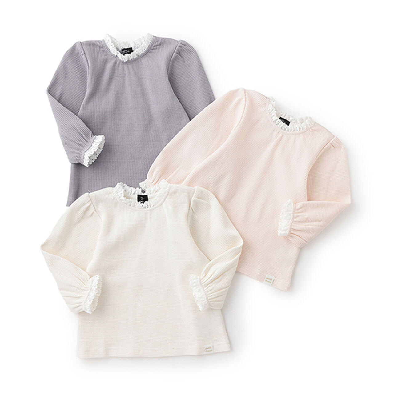 Organic Collared Long-Sleeve T-Shirt,Gray, large image number 2