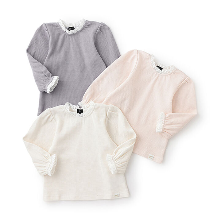 Organic Collared Long-Sleeve T-Shirt,Gray, medium image number 2