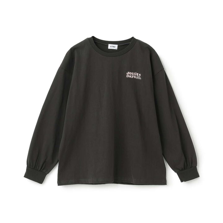 [100% Cotton] Animal Motif Long-Sleeve T-Shirt,Off white, medium image number 22