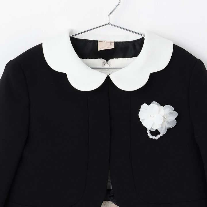 [Formal] Jacquard Ribbon OP + Collared JK Set,Beige, medium image number 11