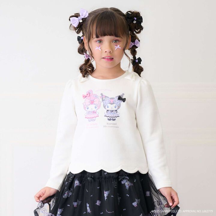 My Melody / Kuromi Web Exclusive Scalloped Hem Sweatshirt,, medium