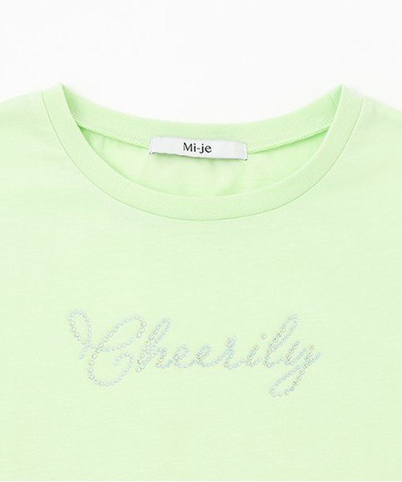 Stone Logo Short Sleeve T-Shirt,Light green, large image number 7