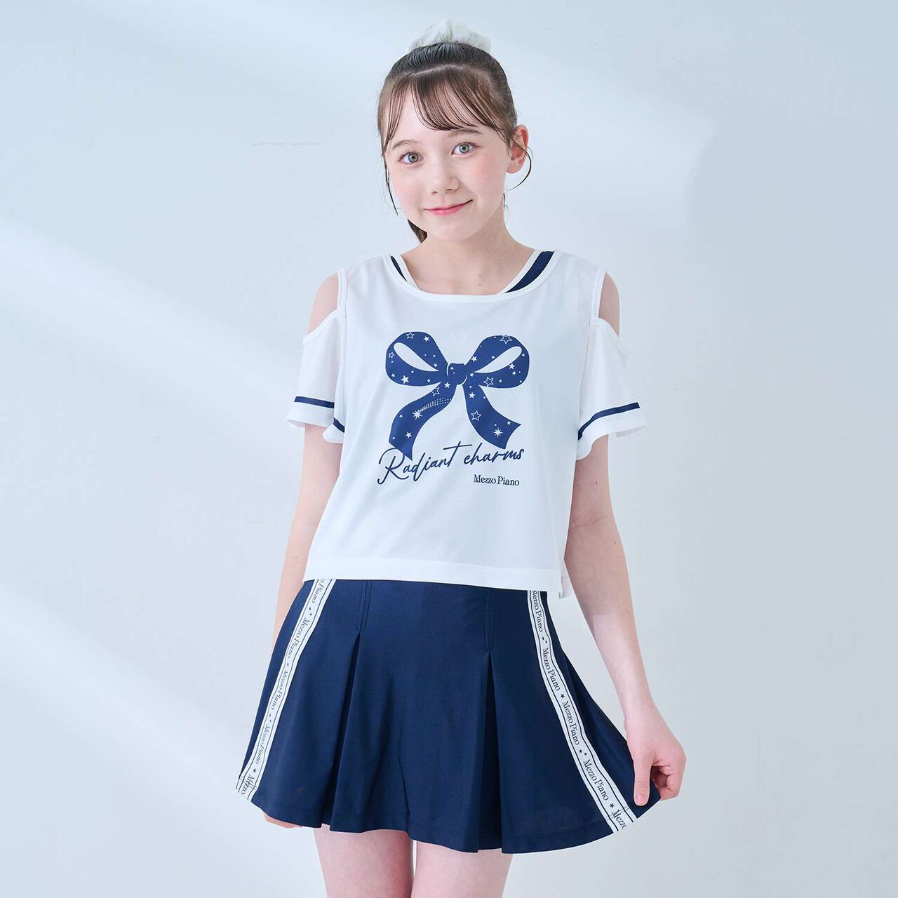 [SWIM] School-Approved Swimwear Set with T-Shirt,Navy, large image number 22