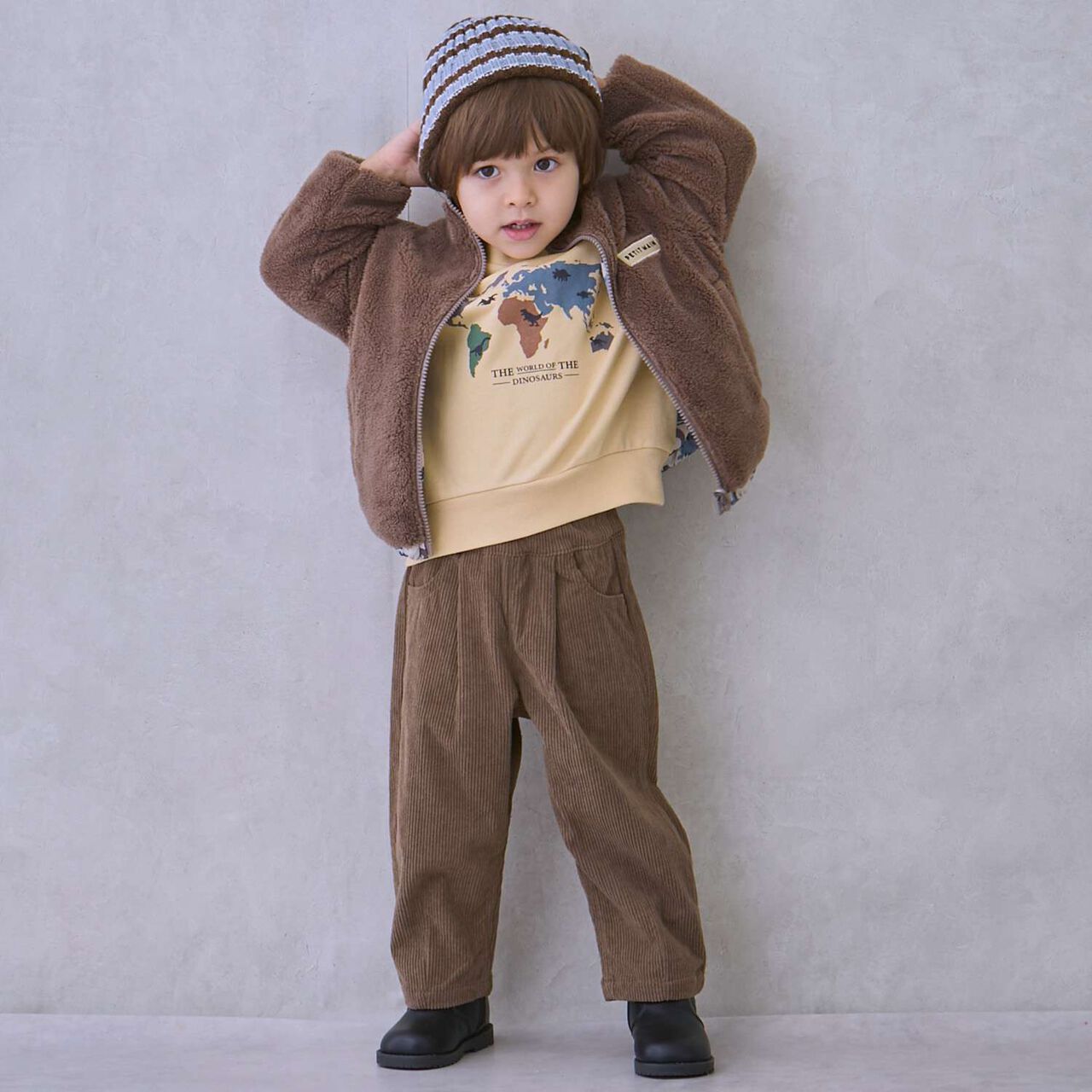 Affordable Boys Sweatshirt,Cream, large image number 3