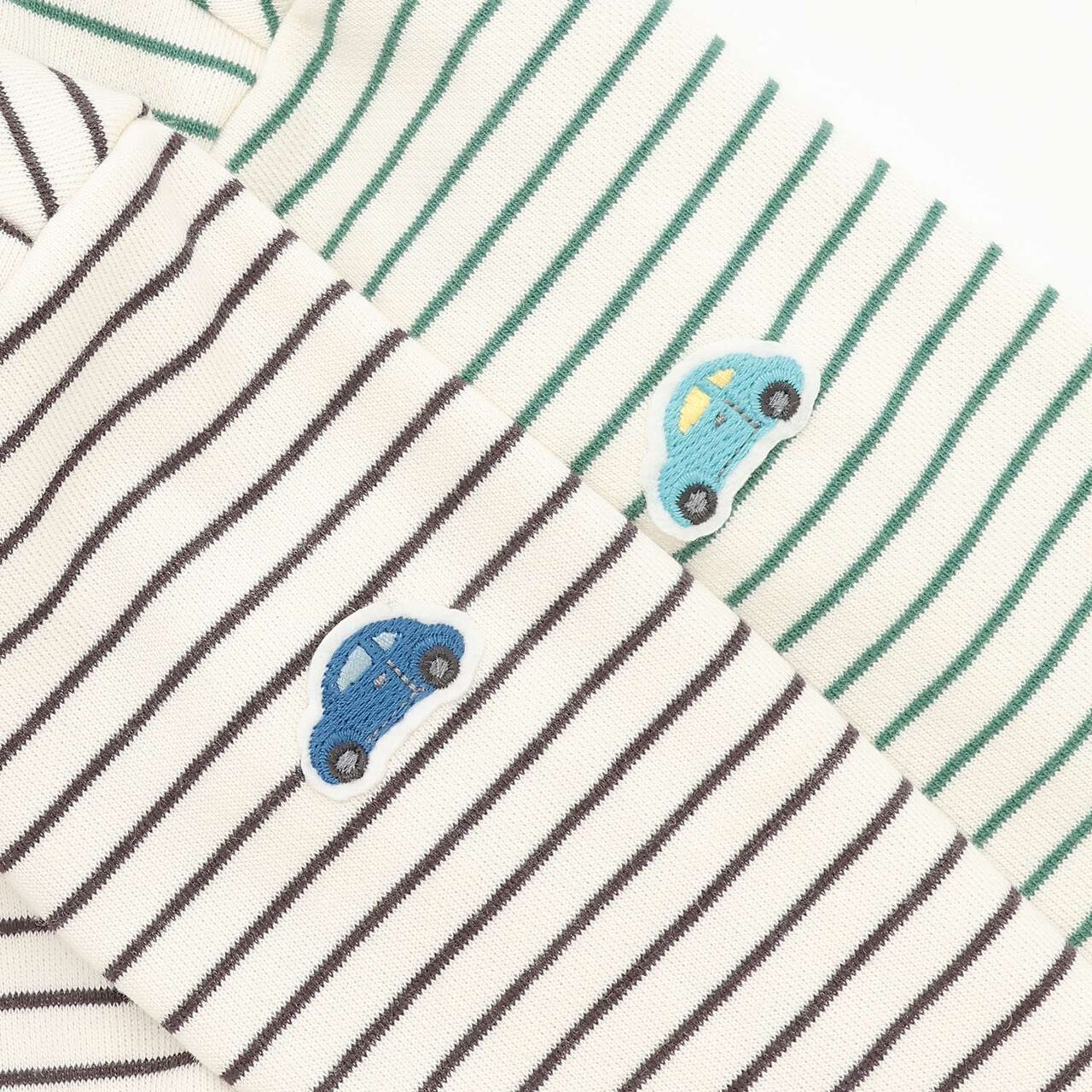 Liberty Appliqué Overalls Suit,Navy, large image number 4