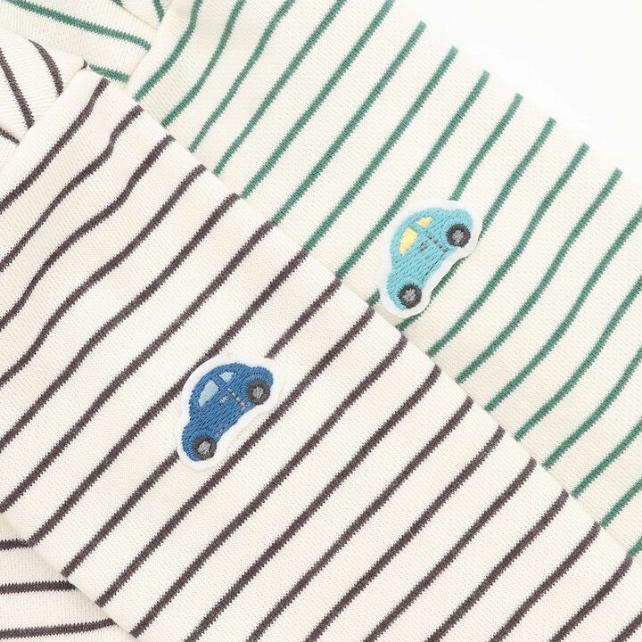 Liberty Appliqué Overalls Suit,Navy, medium image number 4