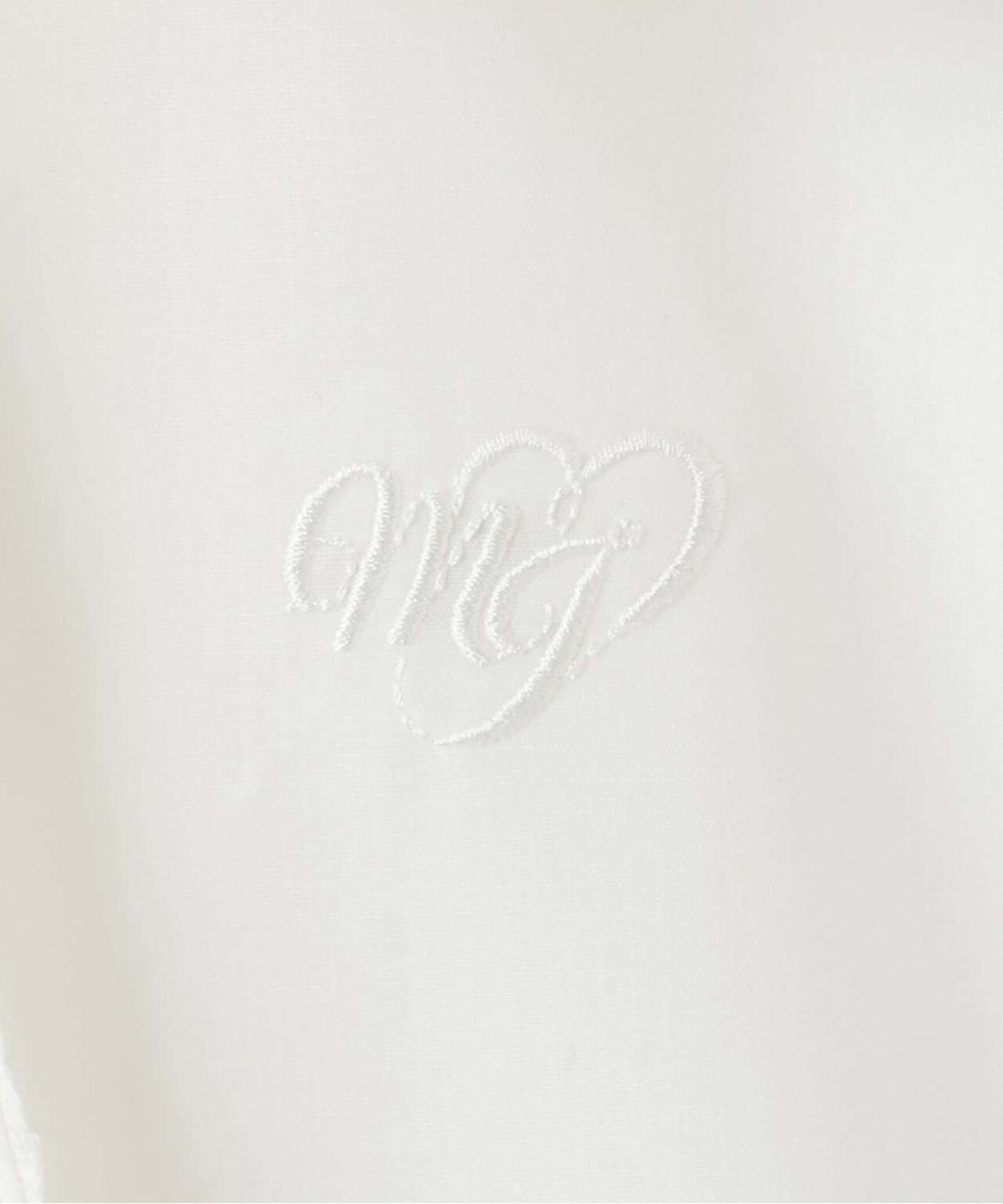 Bow Tie Logo Embroidery Shirt,Off white, large image number 10