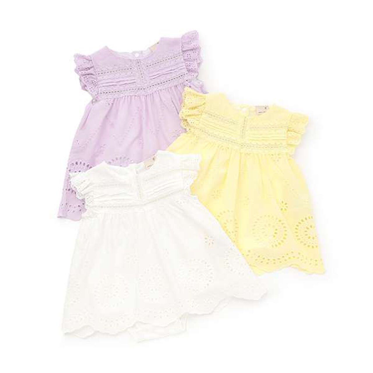 [Link] Overlay Lace OP Romper,Lavender, large image number 11