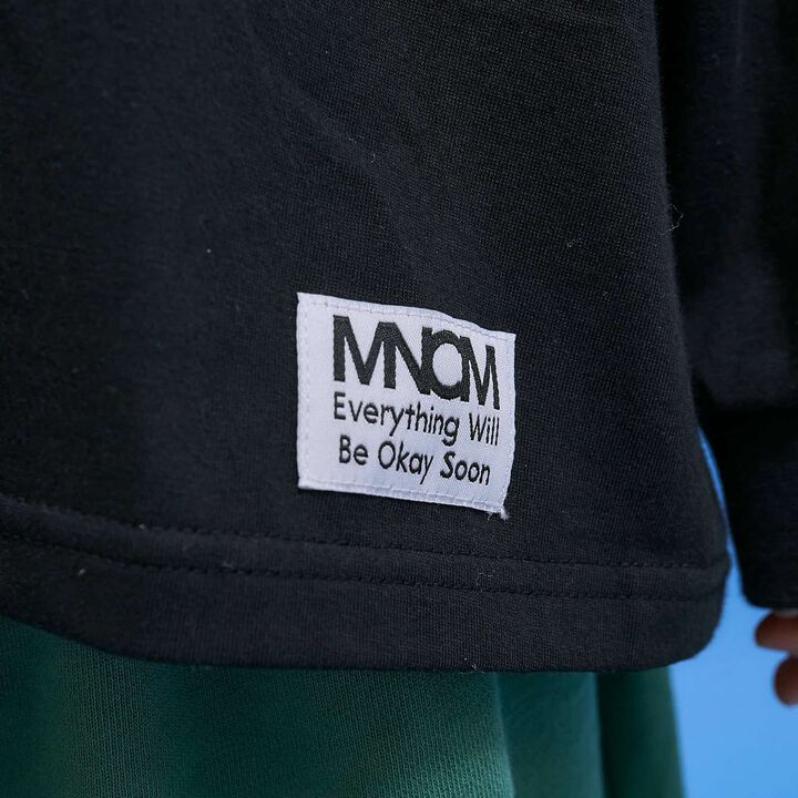 Anti-Stain Quick-Dry Back Print T-Shirt [MNCM],Navy, medium image number 23