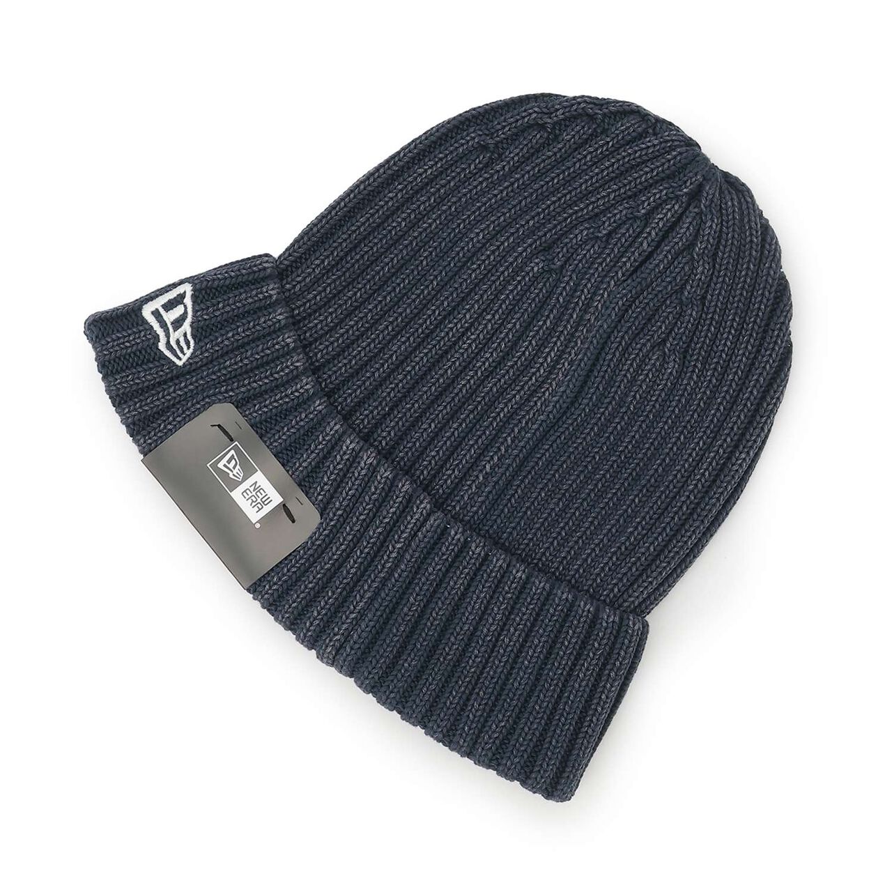 [NEW ERA] 水洗加工針織帽,黑色, large image number 1