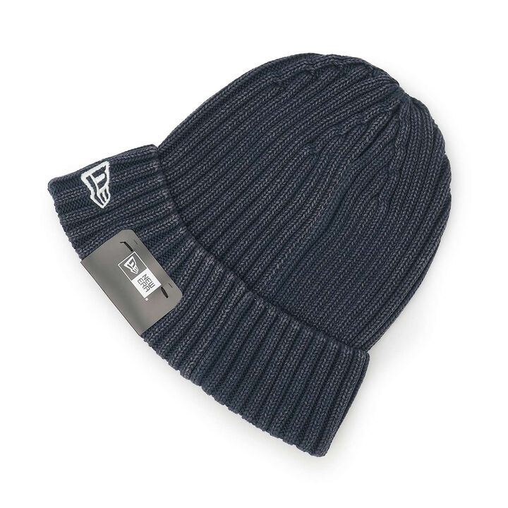 [NEW ERA] 水洗加工針織帽,黑色, medium image number 1