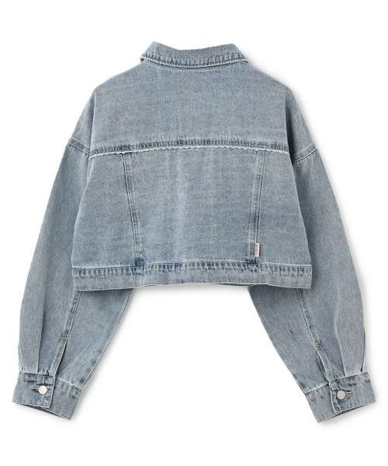 Motif Logo Denim Jacket,Deep blue, large image number 1