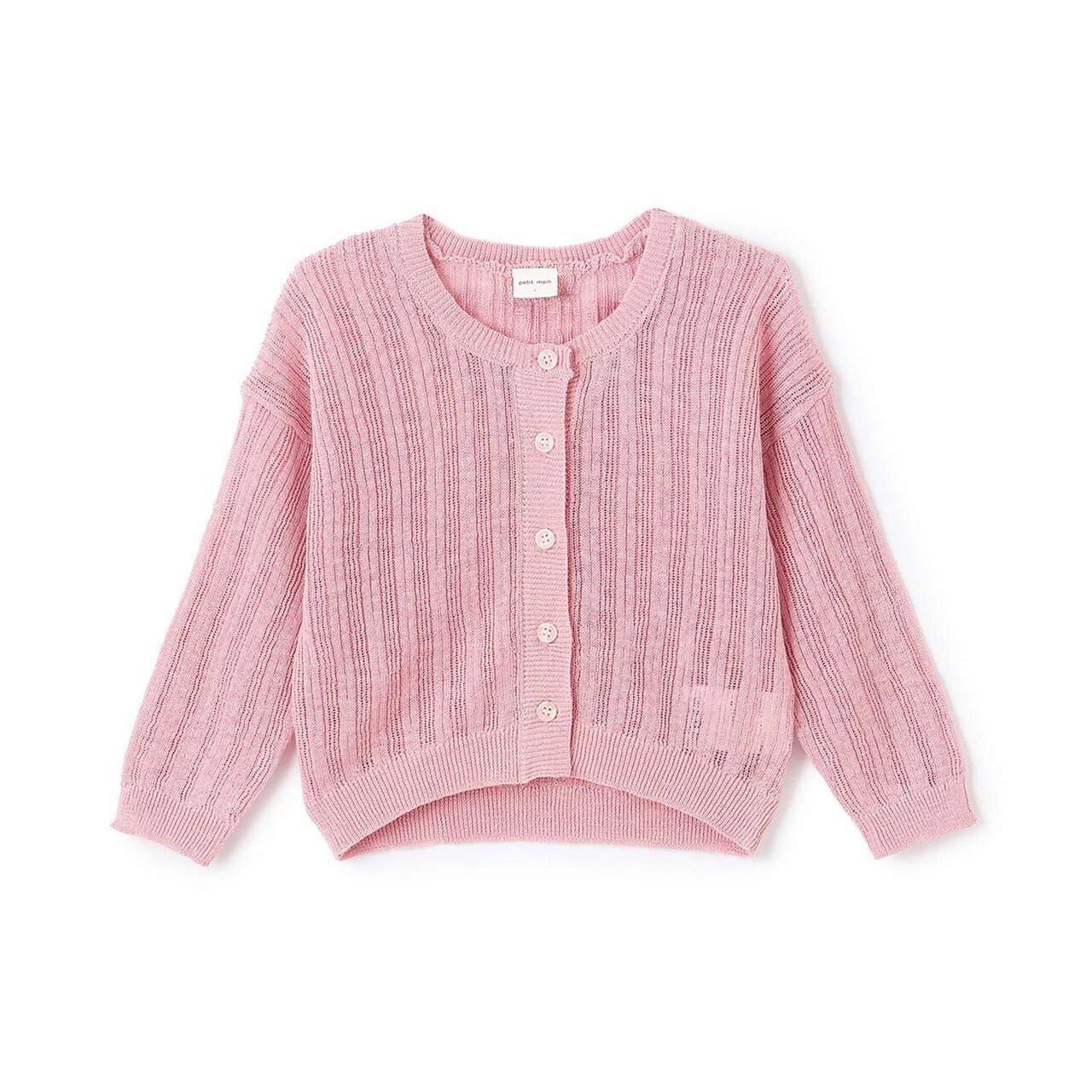 Sheer Cardigan,Cherry Pink, large image number 9