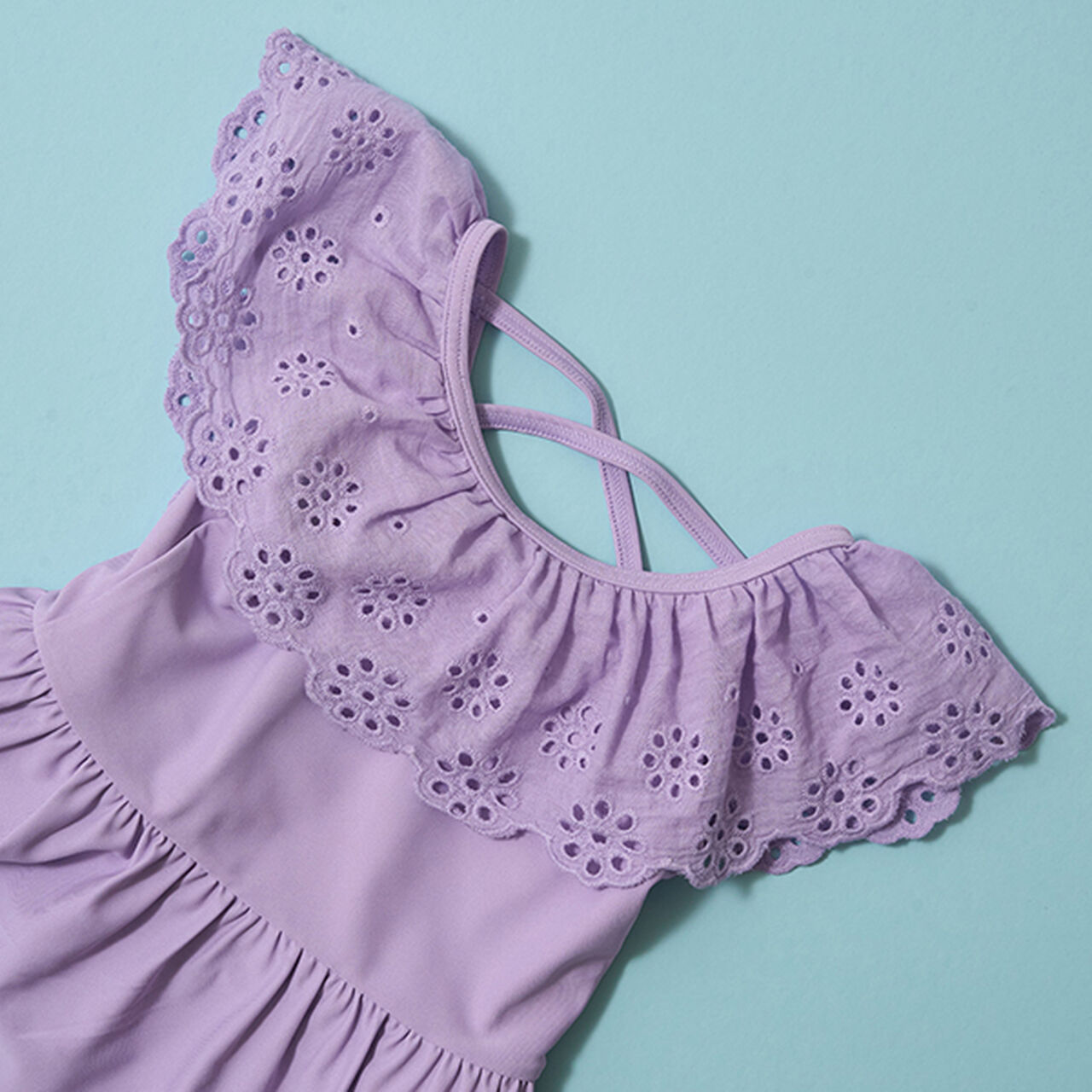 [SWIM] [UV Processing] Round Lace One-Tone Separate,Moderate pink, large image number 10