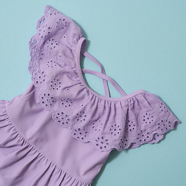 [SWIM] [UV Processing] Round Lace One-Tone Separate,Moderate pink, medium image number 10