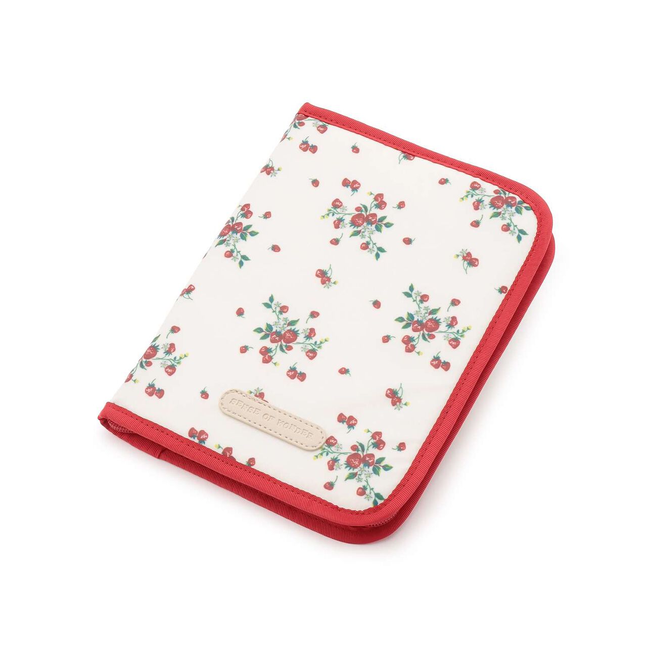 Wild Strawberry Mother-Child Health Record Case,Pearl white, large image number 9
