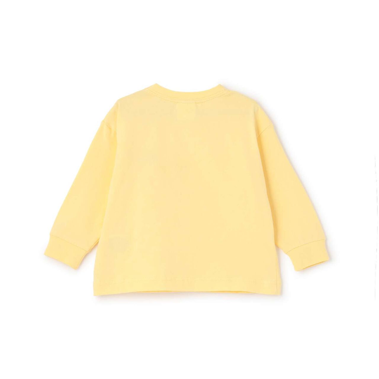 [DailyME] C100/Anti-Stain/Long-Sleeve T-Shirt,Off white, large image number 1