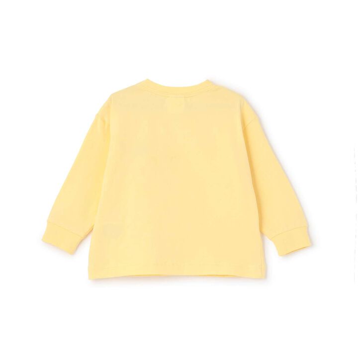 [DailyME] C100/Anti-Stain/Long-Sleeve T-Shirt,Off white, medium image number 1