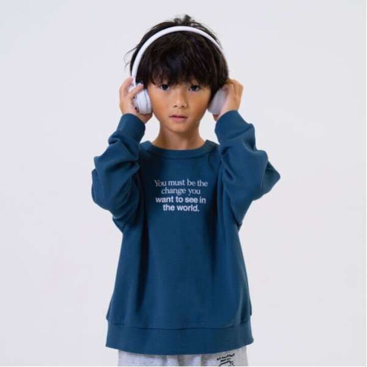 Assorted Logo Print Wide Sweatshirt,Yellow, medium image number 19