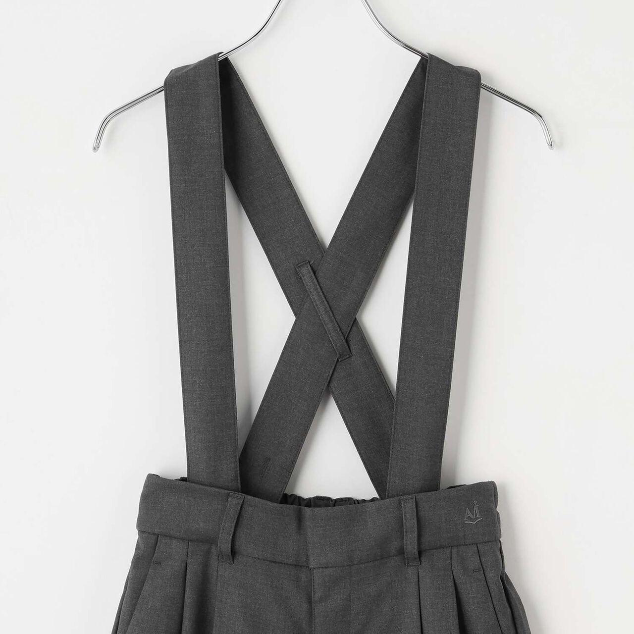 [AMI] Suspender Slacks Pants,Charcoal gray, large image number 3