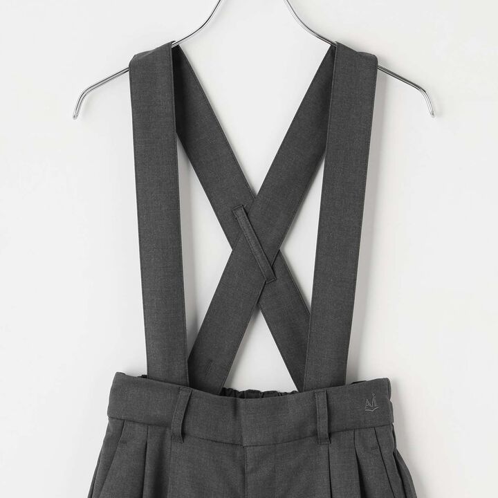 [AMI] Suspender Slacks Pants,Charcoal gray, medium image number 3