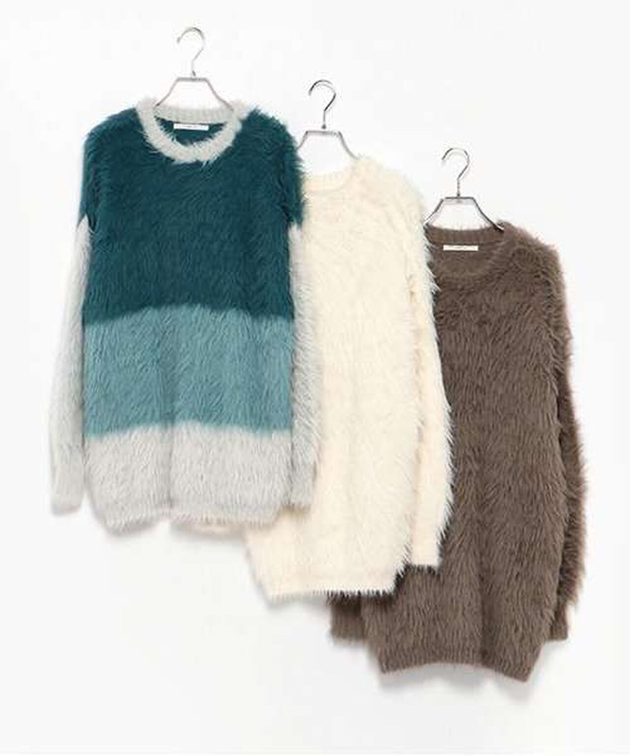 Shaggy Mini One-Piece Dress,Mocha tea, large image number 4