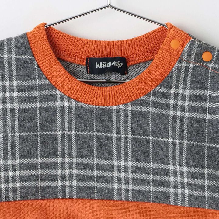 Car Embroidery Checkered Sweatshirt,Black, medium image number 2