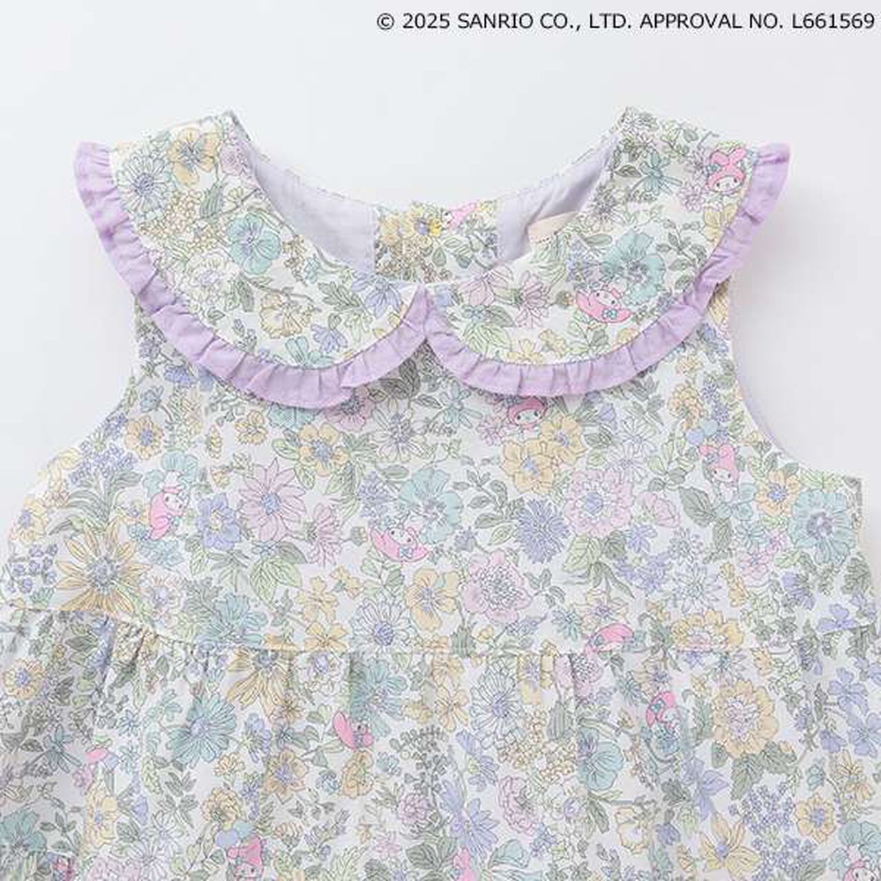 [My Melody] Liberty One-Piece Dress,Coral red, large image number 4