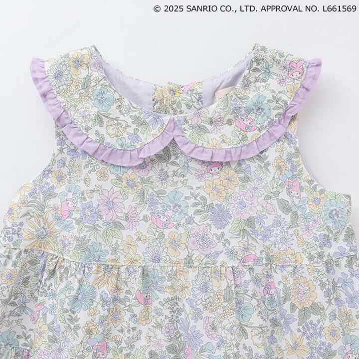 [My Melody] Liberty One-Piece Dress,Coral red, medium image number 4