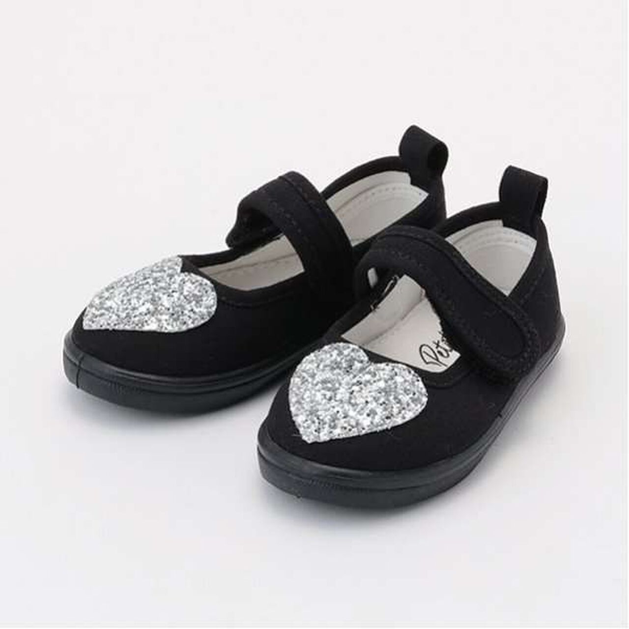 Sparkle Motif Shoes,Black, large image number 0