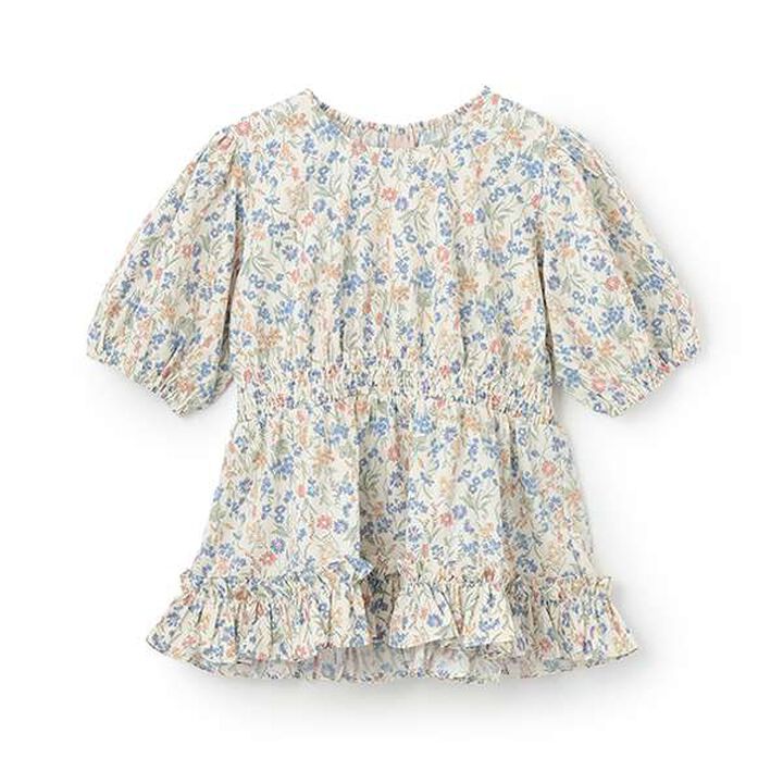 [Link] Puff Sleeve Pattern Tunic,Ivory, medium image number 9