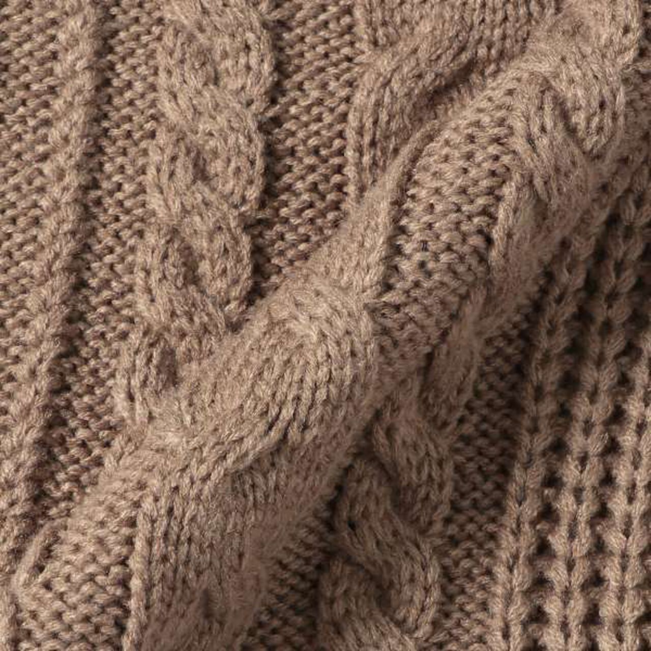 Washable Cable Knit Cardigan,Ivory, large image number 19