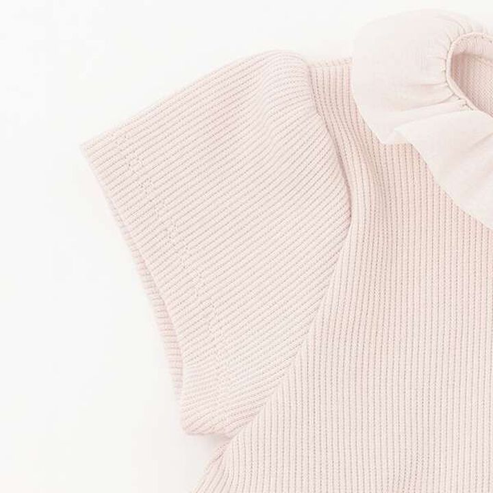 [Link] Organza OP Romper,Ivory, medium image number 12