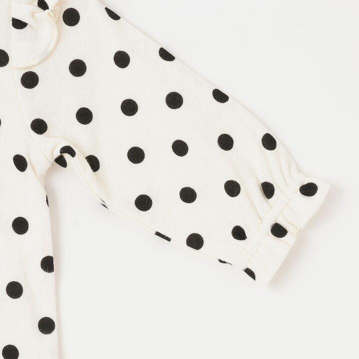 Lace Frill Coverall,Yellow, medium image number 3