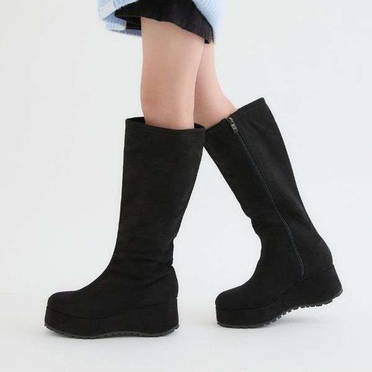 Long Boots,Charcoal gray, large image number 0