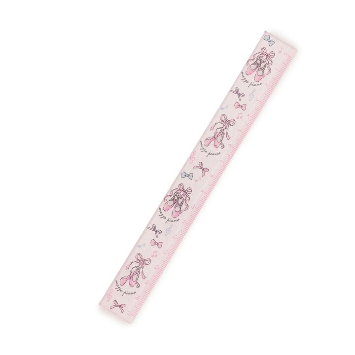 [Stationery] Ballet Pattern 17cm Ruler,, medium