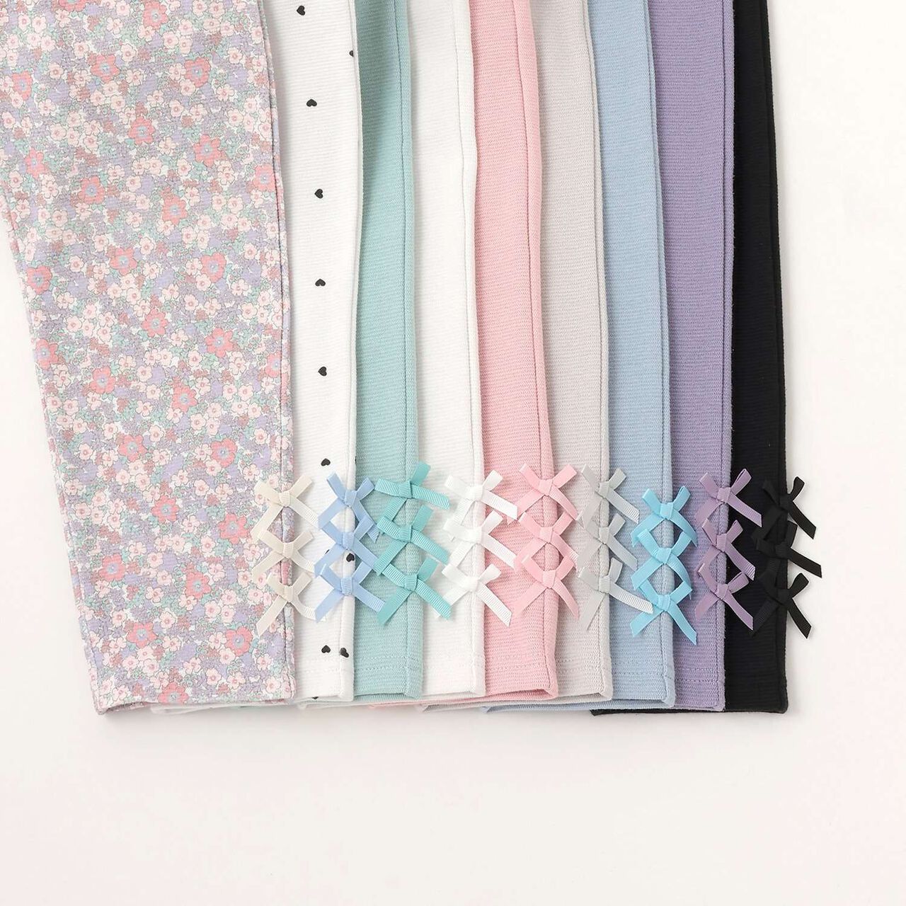 Tomo Pants [Anti-Stain, Quick-Dry] Ribbon Straight Pants,Ivory, large image number 13